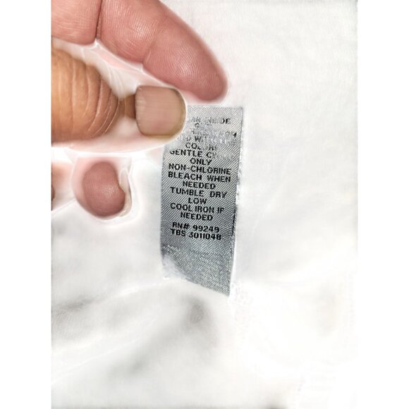 Catherines Plus Size 4X Black & White Striped Tunic Top comfort outdoor beach - Picture 8 of 9